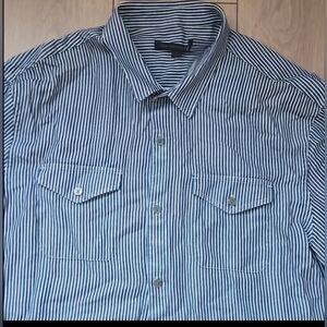 John Varvatos casual long-sleeve button-down shirt Sz L